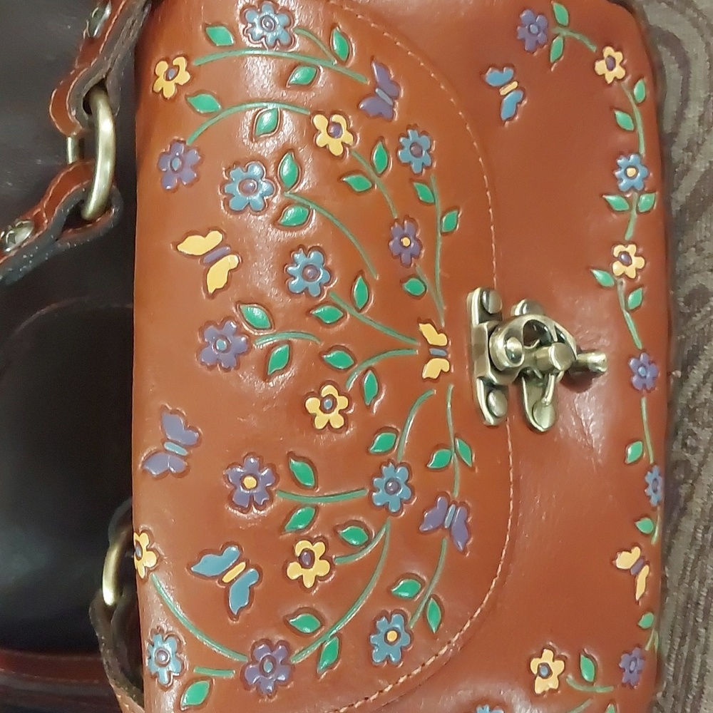 Patricia Nash Floral Bag And Matching Wallet Set - Picture 10 of 10